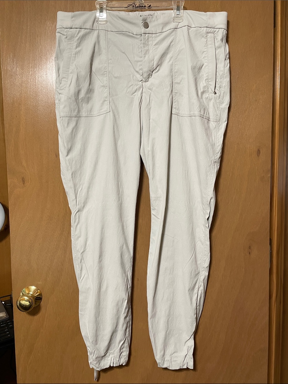 Athleta Cream Women's Lightweight Jogger Pants